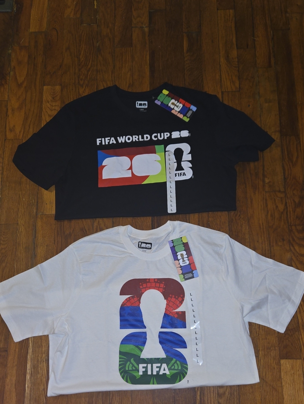 FIFA World Cup T-Shirt Duo In Size Large
